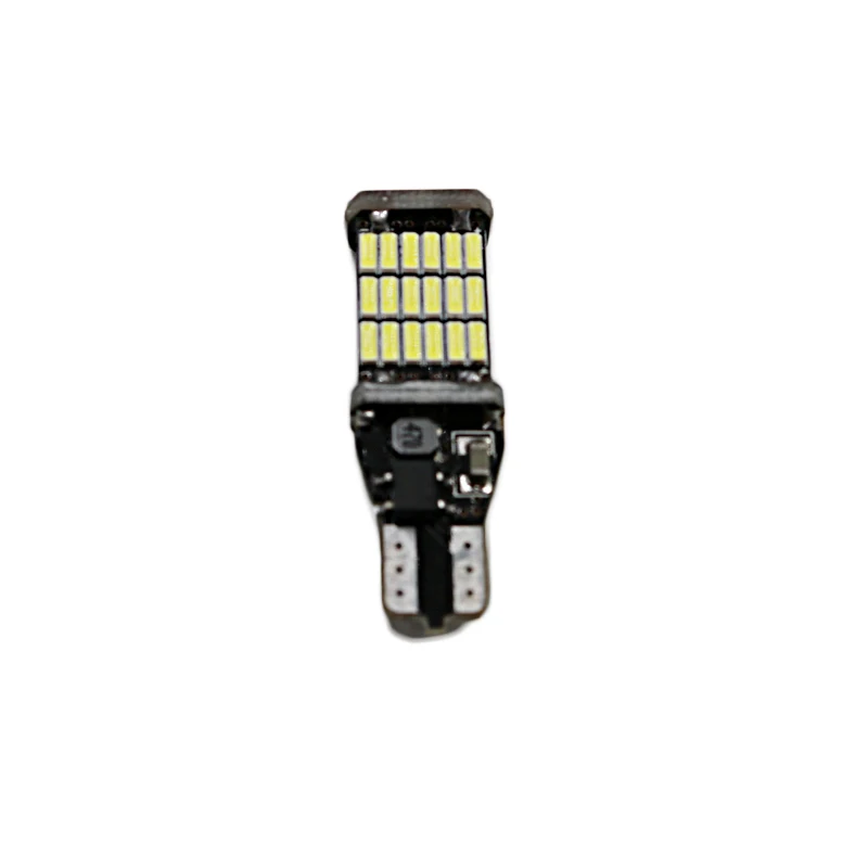 2 шт. T15 W16W 921 супер яркий высокой мощности 45 SMD 4014 светодиодный Canbus без ошибок автомобильный резервный фонарь лампа Тормозная лампа ксеноновая белая