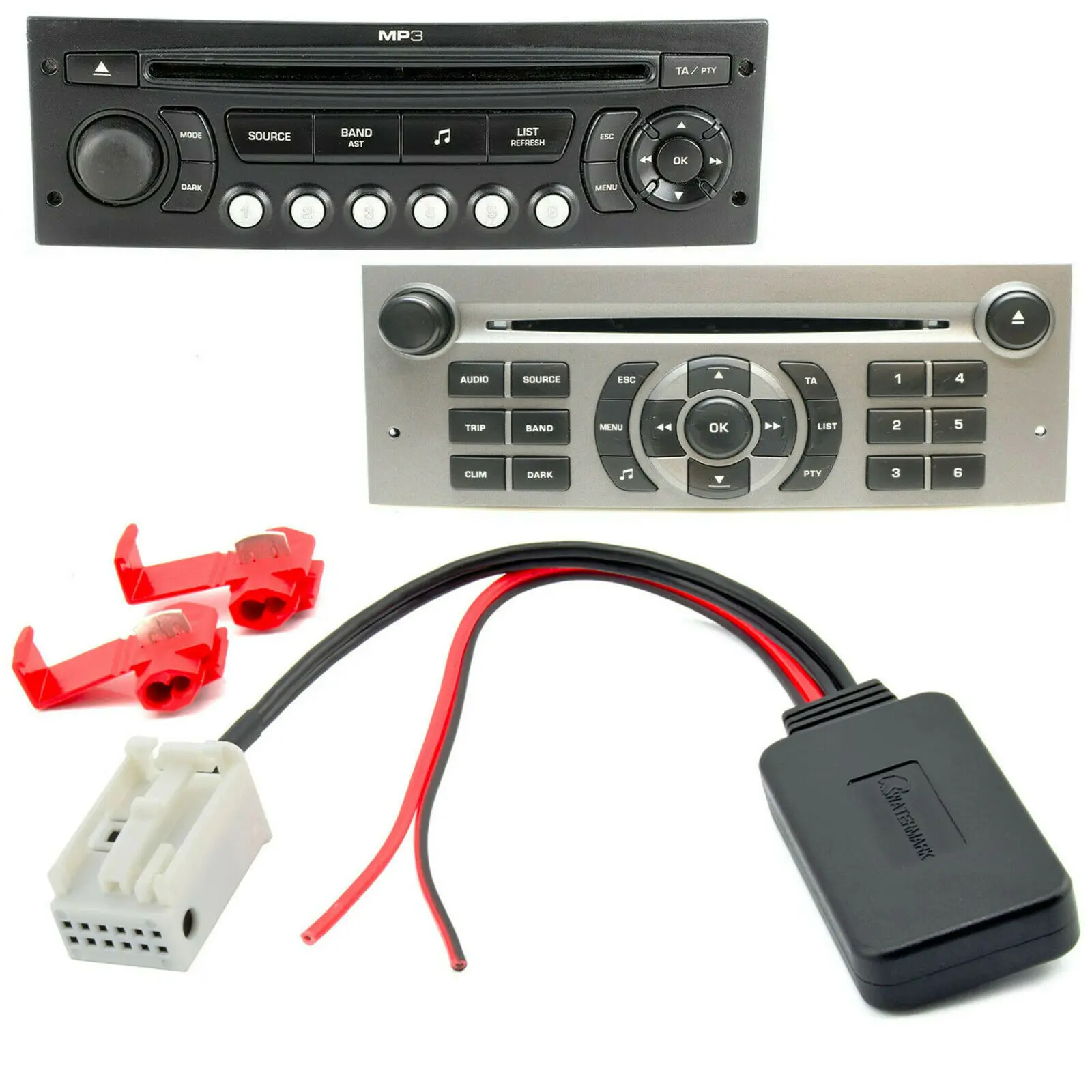 Bluetooth Aux аудио музыкальный адаптер Разъем для Citroen C2 C3 C4 C5 DS3 DS4 Peugeot 207 307 407