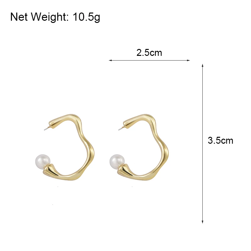 

Lifefontier Minimalist Irregular Metal Drop Earrings Statement Gold Color Geometric Earrings for Women Party Gift 2020 Jewelry