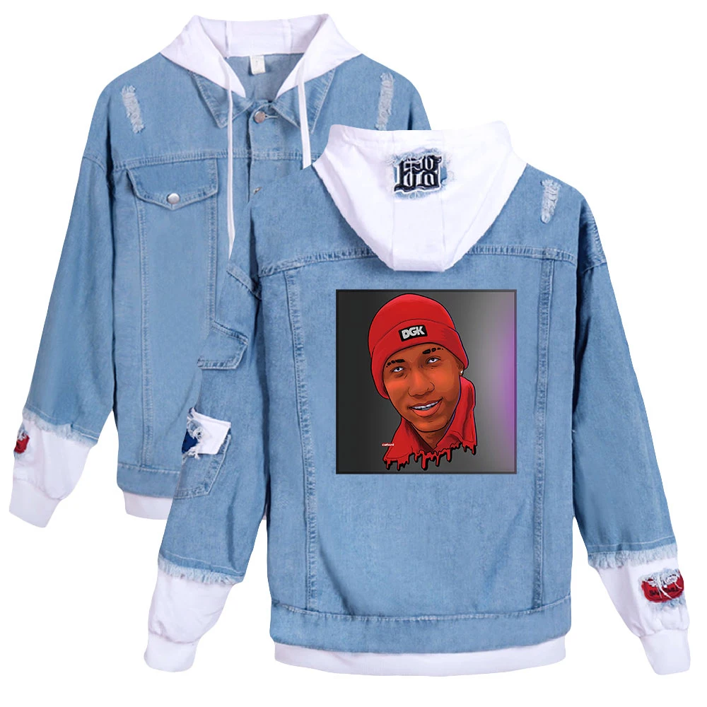 

2021 New Denim jacket Hopsin 2D Print Casual Jacket Men Women Clothes