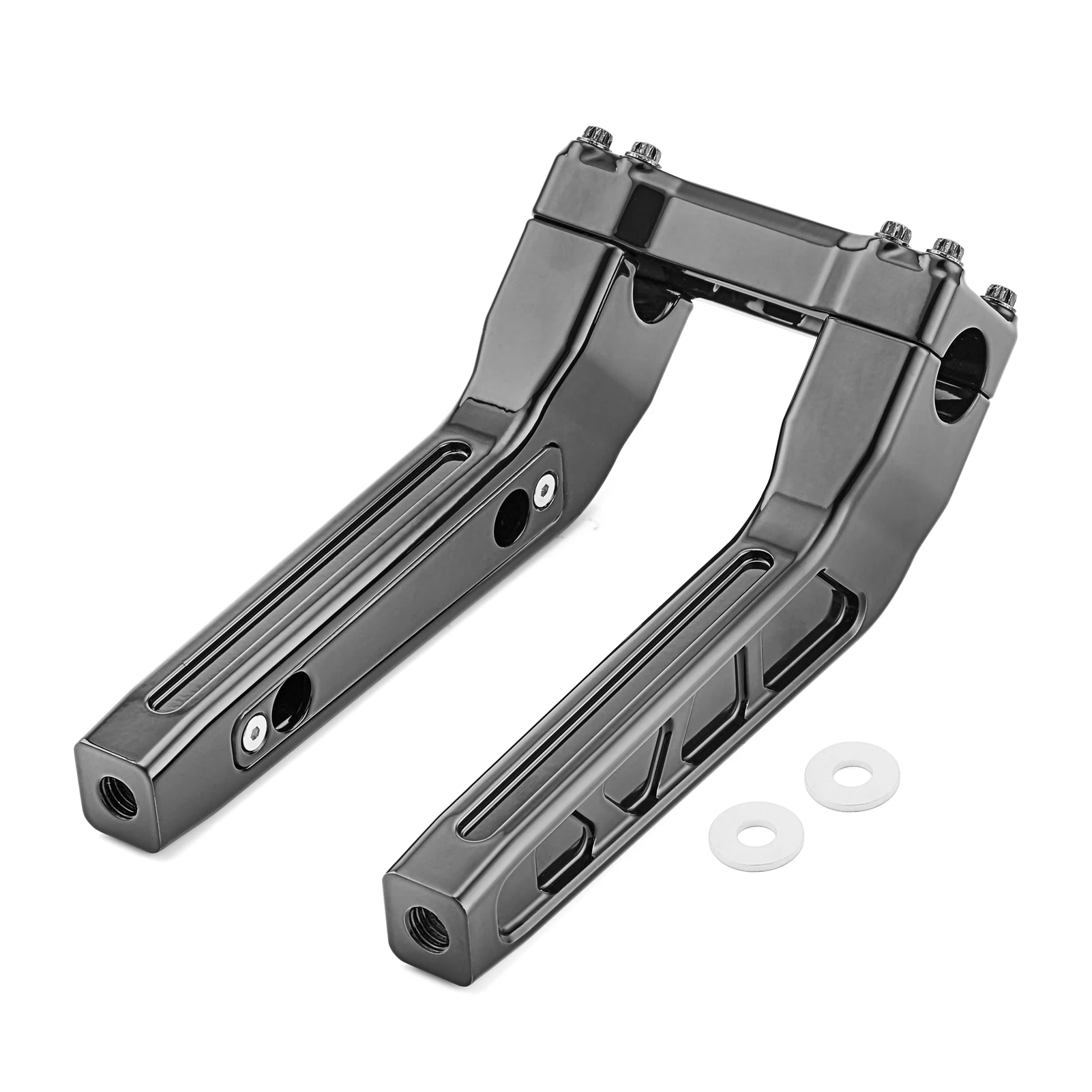 

Motorcycle Handlebar Clamp Up To 8" Riser CNC For Harley Davidson Touring Road Glide/ Dyna Low Rider/Softail /Sportster 1200&883