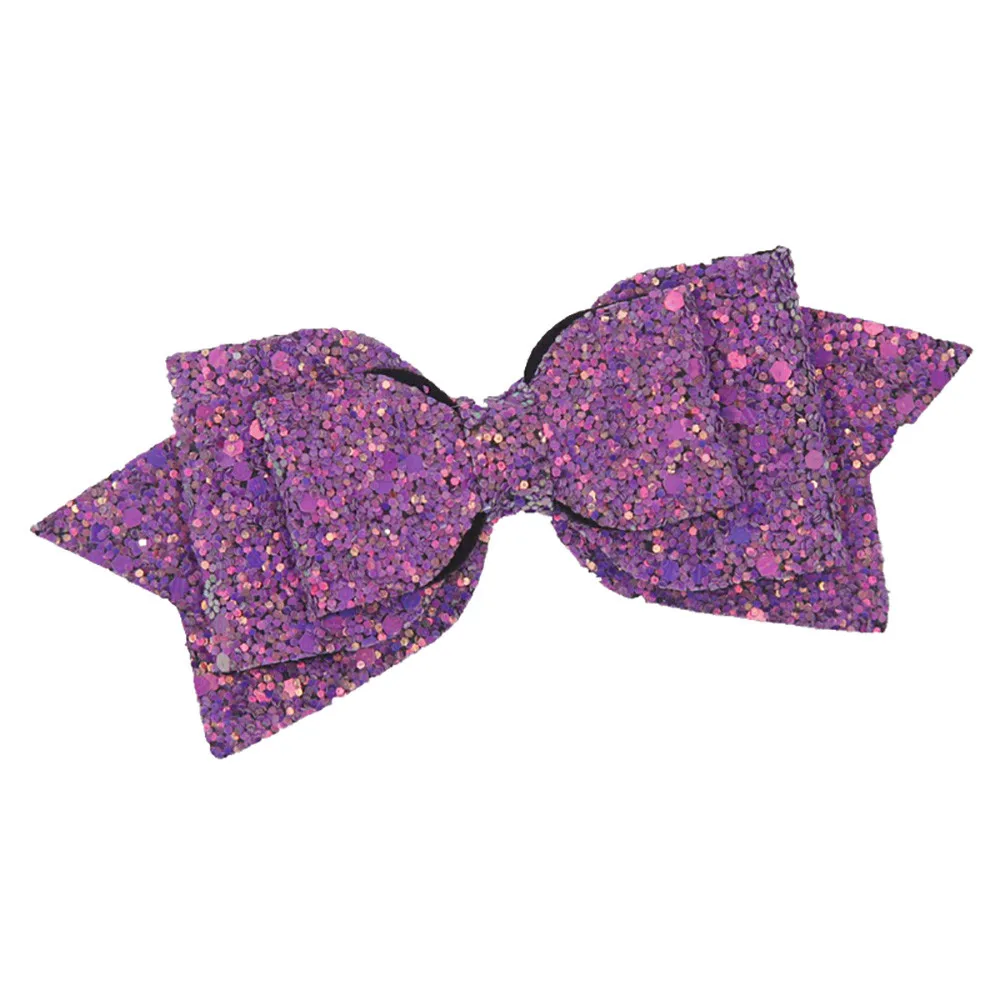 Модная женская заколка в виде бантика аксессуары для волос головной убор блесток
