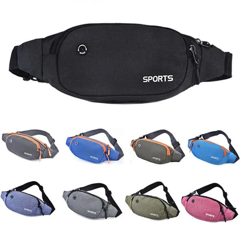 

Money Belt Nylon Waist Pack Men Women Pink Chest Bags Multifunction Fanny Pack Bum Bags Hip Travel For Mobile Phone Bag Unisex
