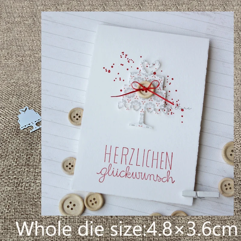 XLDesign ремесло металла высечки срезы сердца украшения торта скрапбукинга альбом