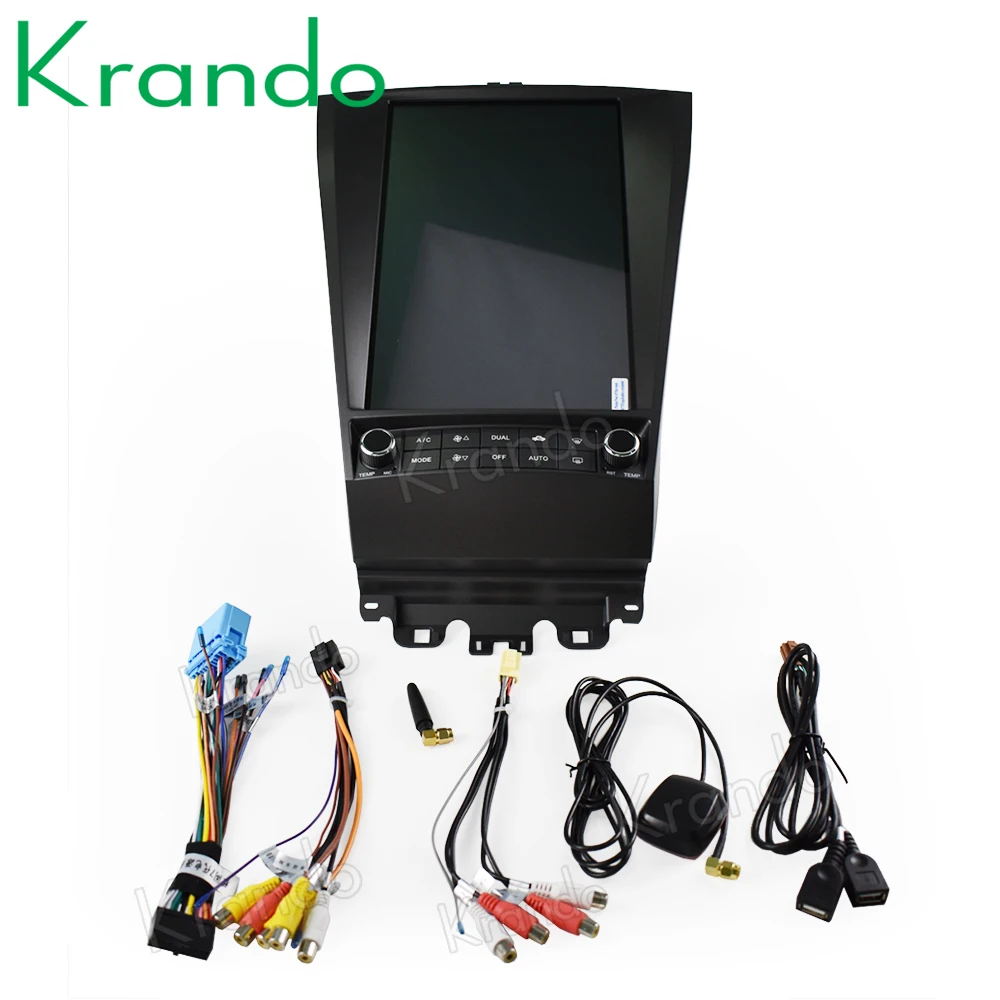 Krando Android 8,1 12," Tesla вертикальный экран Автомобильный Радио плеер для Honda accord 7 2003-2007 gps навигационная система