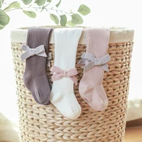 children pantyhose spring autumn new arrival cotton fashion cute bow princess pantyhose kids girls baby girl tights