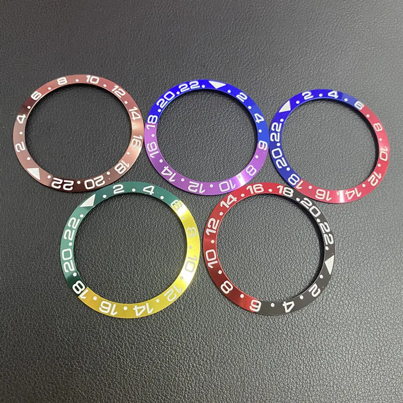 40 мм черный синий зеленый керамический Безель вставка для циферблата 43 часов Sea