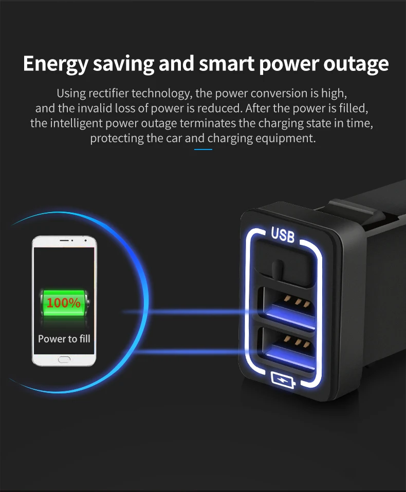 Автомобильное зарядное устройство Duble USB 2,0 для быстрой зарядки 220 в порт для iphone Micro USB для Nissan New X-TRAIL QASHQAI kicks Teana Tiida