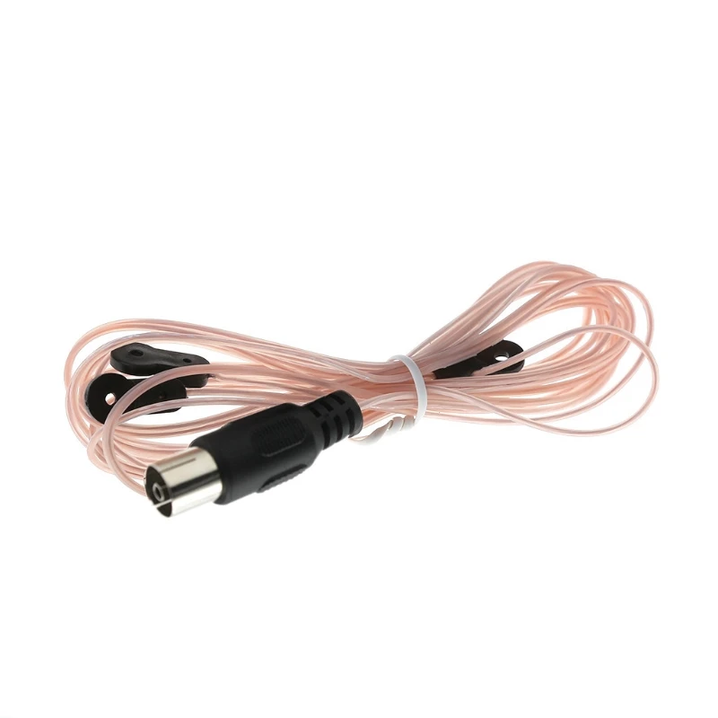 

Universal FM Dipole Antenna Cable 520-1710MHz Female Plug Connector Wire Aerial for Home Indoor FM Radio Stereo Amplifiers Rece