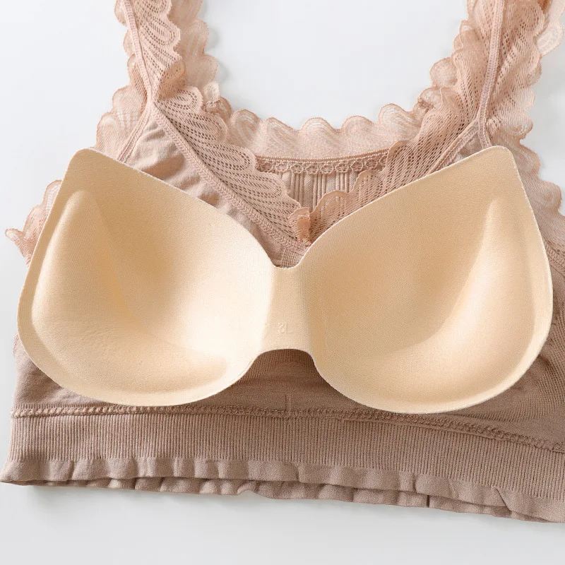 Кружевной бюстгальтер для женщин и девочек топы йоги модный спортивный фитнеса