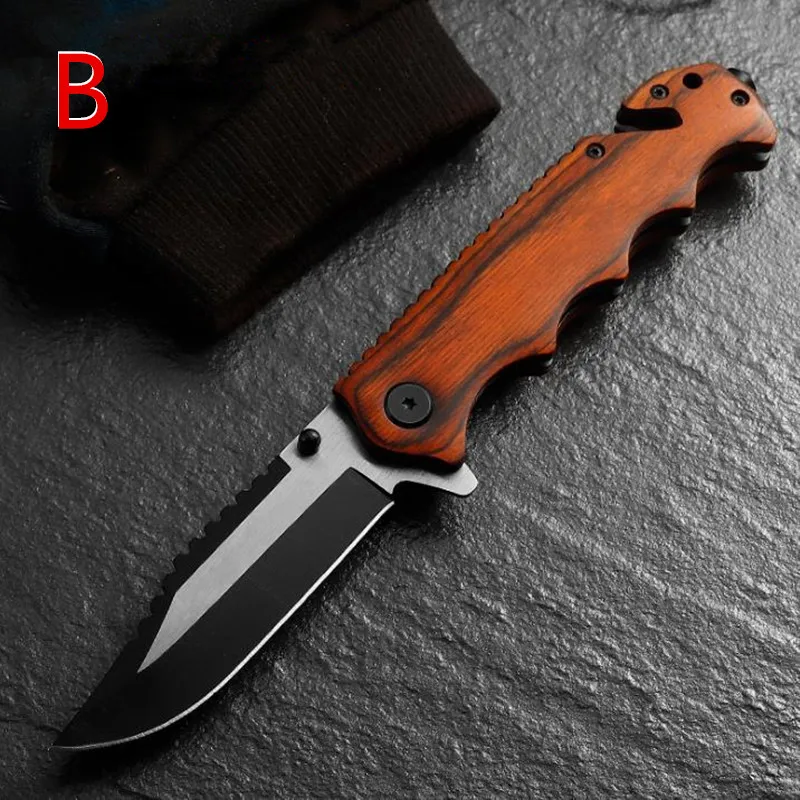 

Multi-Purpose Knife High Hardness Anti-Slip Handle Folding Tactical Knives for Camping Survival Tool