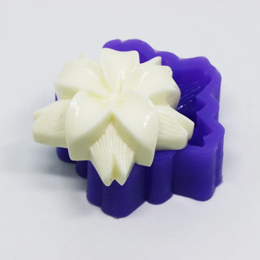 LXYY 3D форма для свечей с франкроном пентагональные силиконовые формы мыла