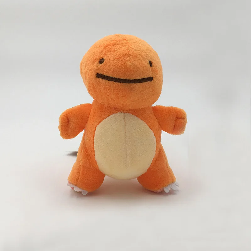 Новая плюшевая игрушка 15 см Lapras Squirtle Charmander Omanyte Ditto Dragonite маленькие глаза мягкие
