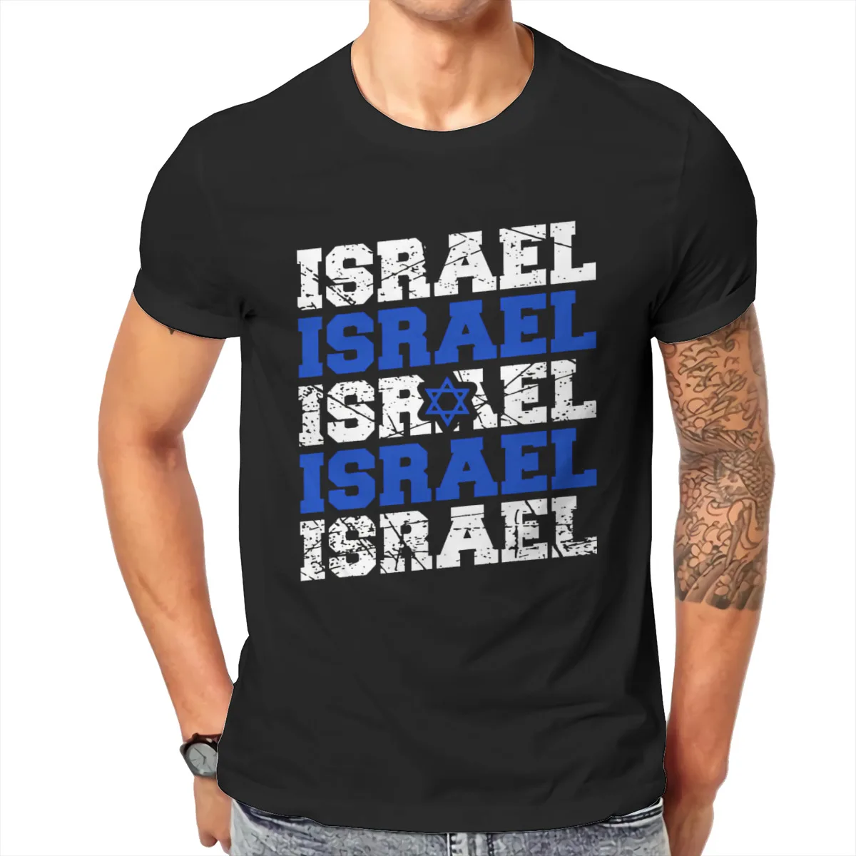 

israel T shirt Men T shirt summer T-shirt