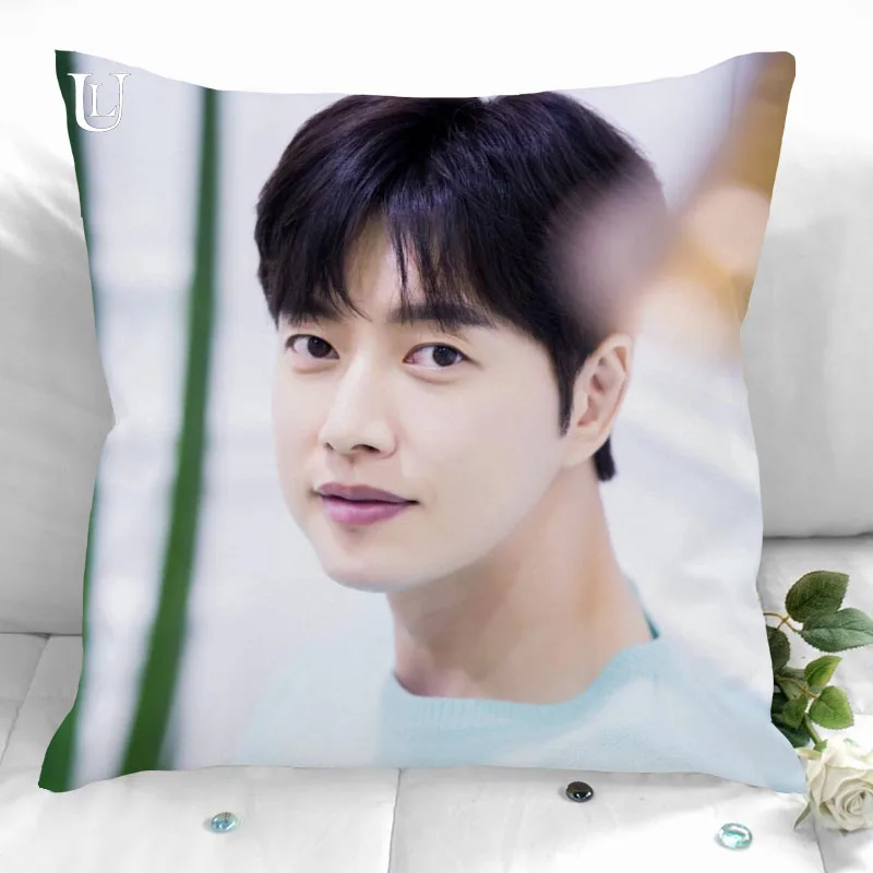 

New Custom Park Hae Jin Pillowcases Printed Square Pillowcase Home Decorative Zipper Pillow Cover 35X35cm40X40cm(One Side)