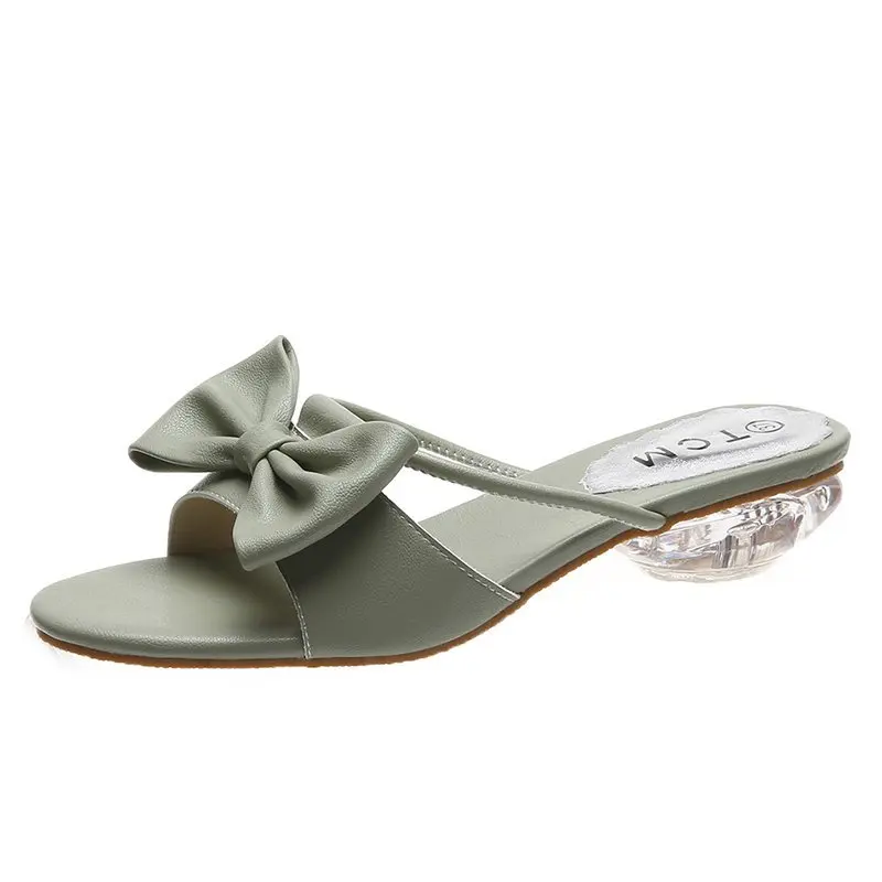 

Flip-flops Women's Slippers Rome Rubber Fabric Hoof Heels Basic Low Shoes Fabric Rubber Hoof Heels Summer Shoes for Women Shoes