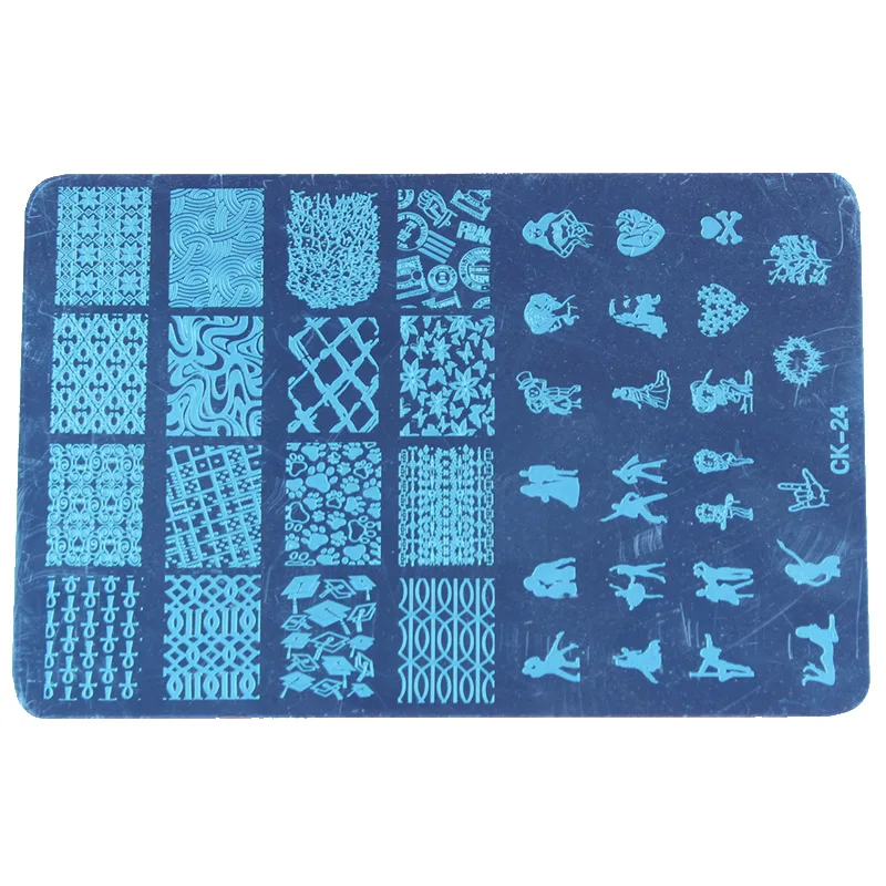 

1 шт. DIY Image Plate штамповочная пластина с изображениями для нейл-арта различных конструкций инструмент