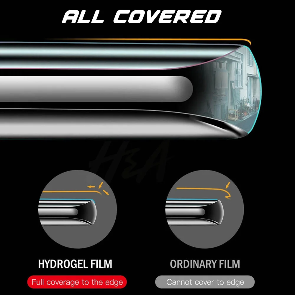 Полное покрытие Гидрогелевая пленка HD Прозрачная защитная для Honor 8X 9X PRO X10 Play 4T |