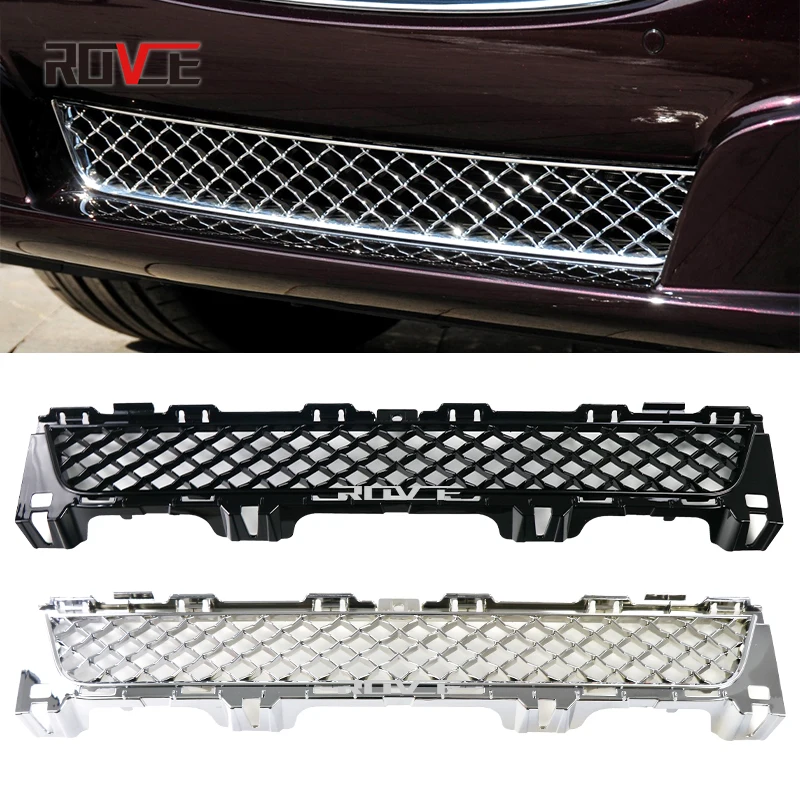 

ROVCE Car Front Bumper Lower Center Grille Grill For Jaguar XJ 2010-2015 C2D3580 C2D23093 Racing Grills Mesh Grill Accessories