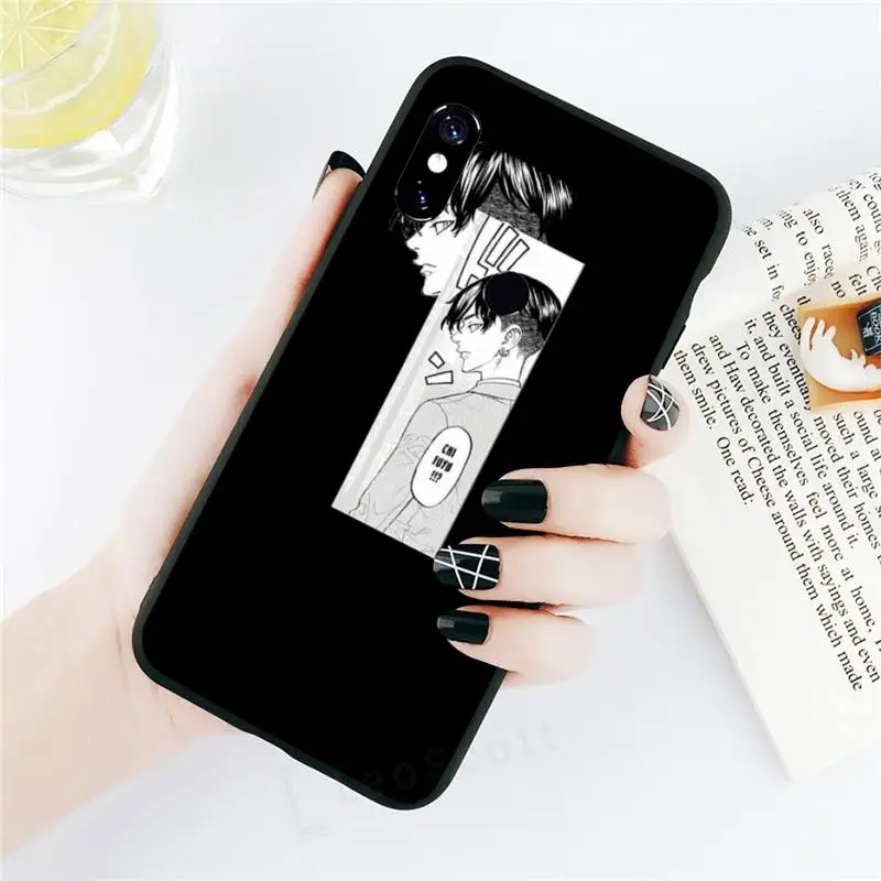 

tokyo revengers Phone Case black For Xiaomi Redmi mi note 7 8t 9 9t 9s 8 10 10t 11 pro lite K20 max 3