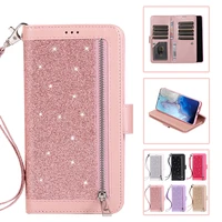 zipper wallet case for samsung galaxy s20 fe s10 e s9 s8 note 20 10 9 8 ultra plus 5g s7 edge leather flip card phone bags cover