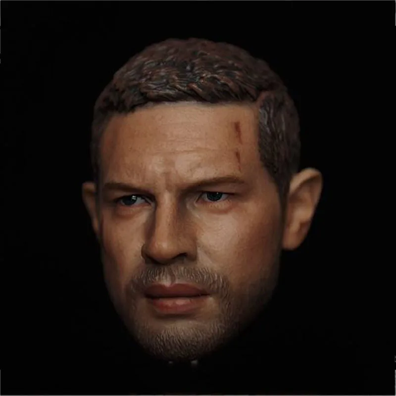 

1/6 Scale Collectible Eleven Crazy Max Mad Tom Hardy Head Sculpt Carved Headplay Accessory Model for 12'' Body