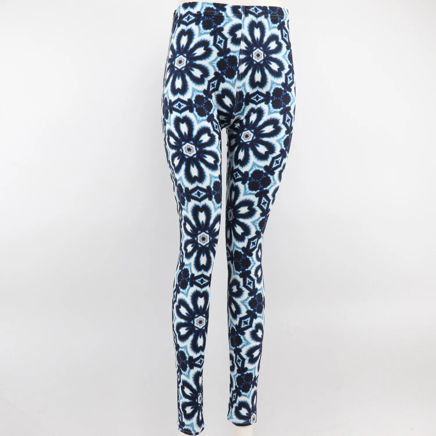 

Nine points leggings purple aconite elastic flat waist