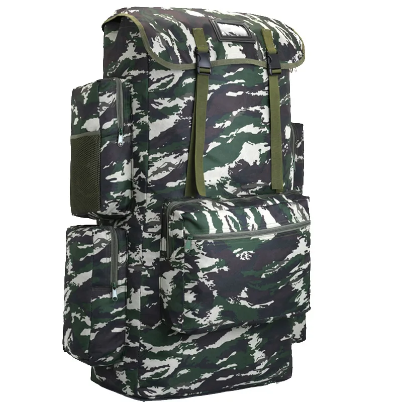 130L Extra Large Capacity Outdoor Camping Travel Bag Backpack Abroad Study Oxford Cloth Folding Airplane Luggage Suitcase