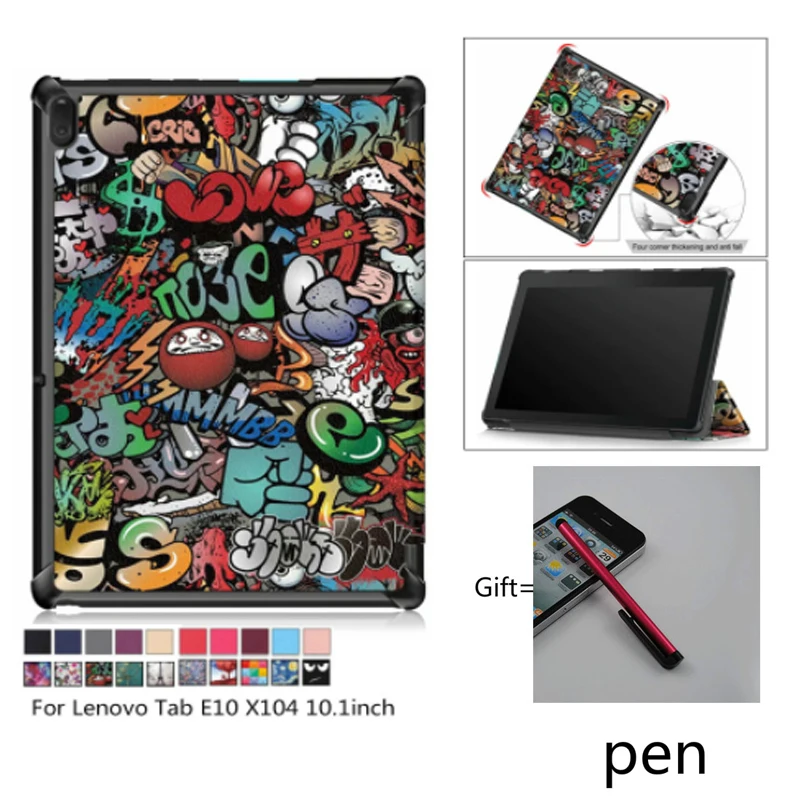 Магнитный чехол для планшета Lenovo Tab M10/P10/E10 FHD плюс 10 3 Smart Cover TB X606F/X505/X605F/X705L/X104F/X306F в