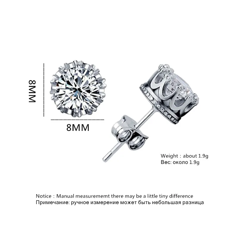 Uilz модные ювелирные изделия корона для женщин классические блестящие