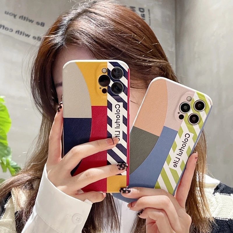 

Чехол для телефона в Корейском стиле для iPhone 12 11 Pro Max X Xs Max Xr 7 8 Plus