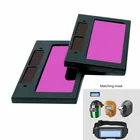 Солнечный автоматический затемненный сварочный шлем Защита для глаз Защитная крышка для сварщика очки паяльная крышка УФ и ИК-защита паяльная маска фильтр объектив