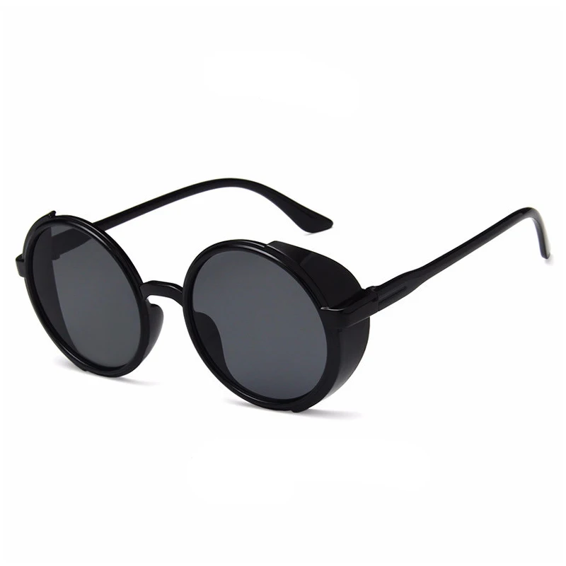 

Классика, Ретро стиль, стимпанк, в готическом стиле, круглые солнцезащитные очки для мужчин и женщин; Модная пляжная обувь для вождения спор...