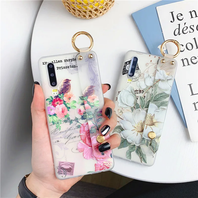3D чехол с цветочным рисунком для телефона Huawei P40 P20 P30 Lite Mate 20 10 30 Pro Nova 5T 6SE Honor 10I 8X