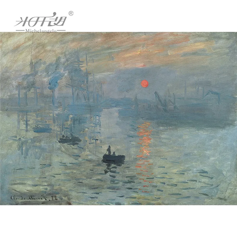 Микеланджело деревянные пазлы 1500 2000 штук Клод монет впечатление Soleil Levant живопись