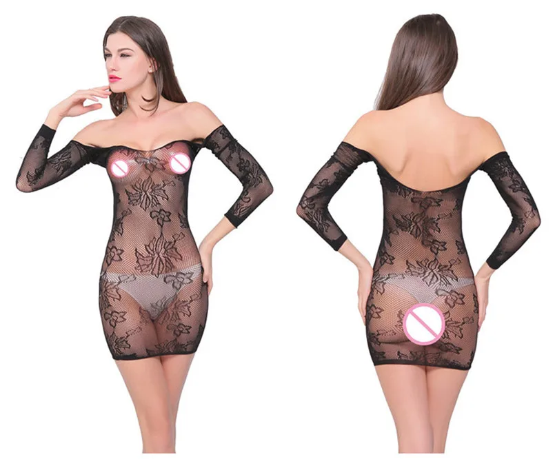 Женское сексуальное нижнее белье прозрачные сетчатые чулки облегающее ажурная