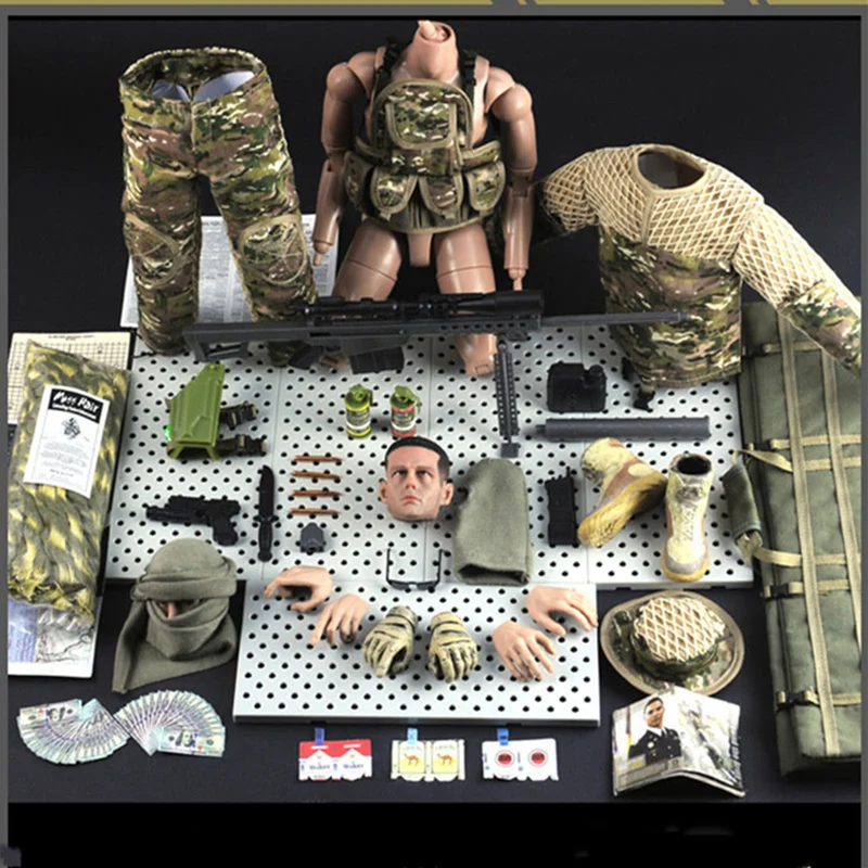 Масштаб 1/6 армейский военный гибкий снайперский солдат экшн фигурки Набор Кукол