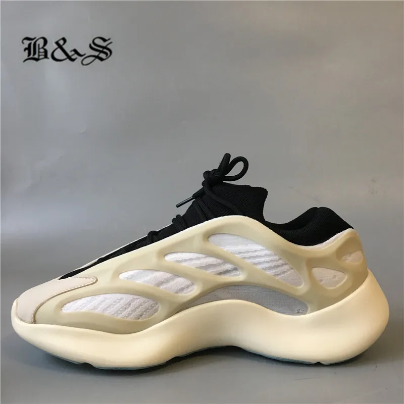 

Black&Street Popcorn sole lightweight breathable Luminous high quality model trainer sneaker casual shoes