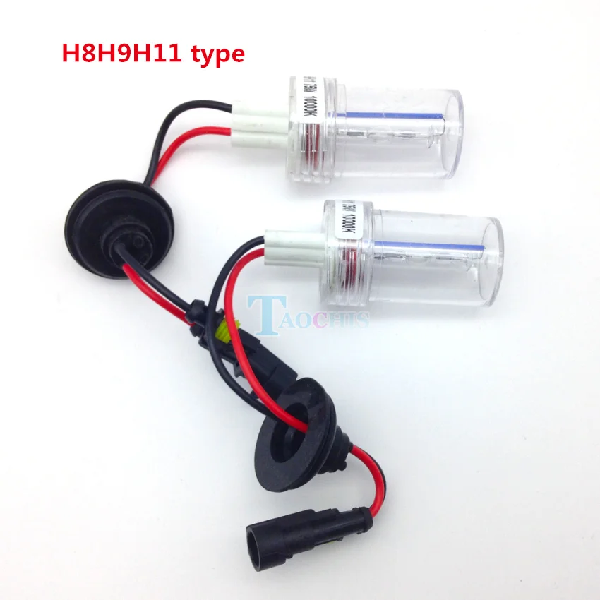 Taochis 12V 75W автомобильные ксеноновые лампы H1 H3 H7 H8 H9 H11 9005 9006 880 881 Мотоцикл головной светильник замена лампы 6000 К 8000