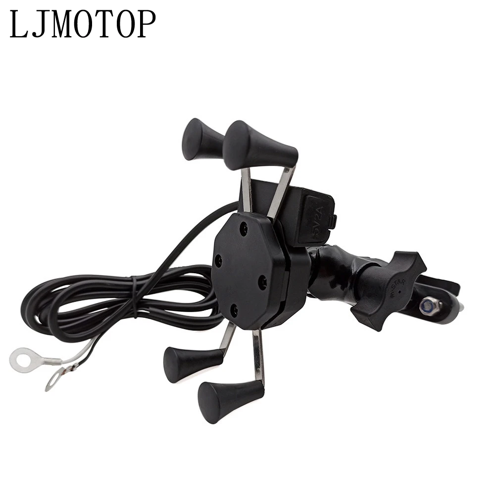Chargeable Motorcycle GPS Phone holder Wired USB Universal Mount For MODEL ROCKET III CLASSIC ROADSTER | Автомобили и мотоциклы