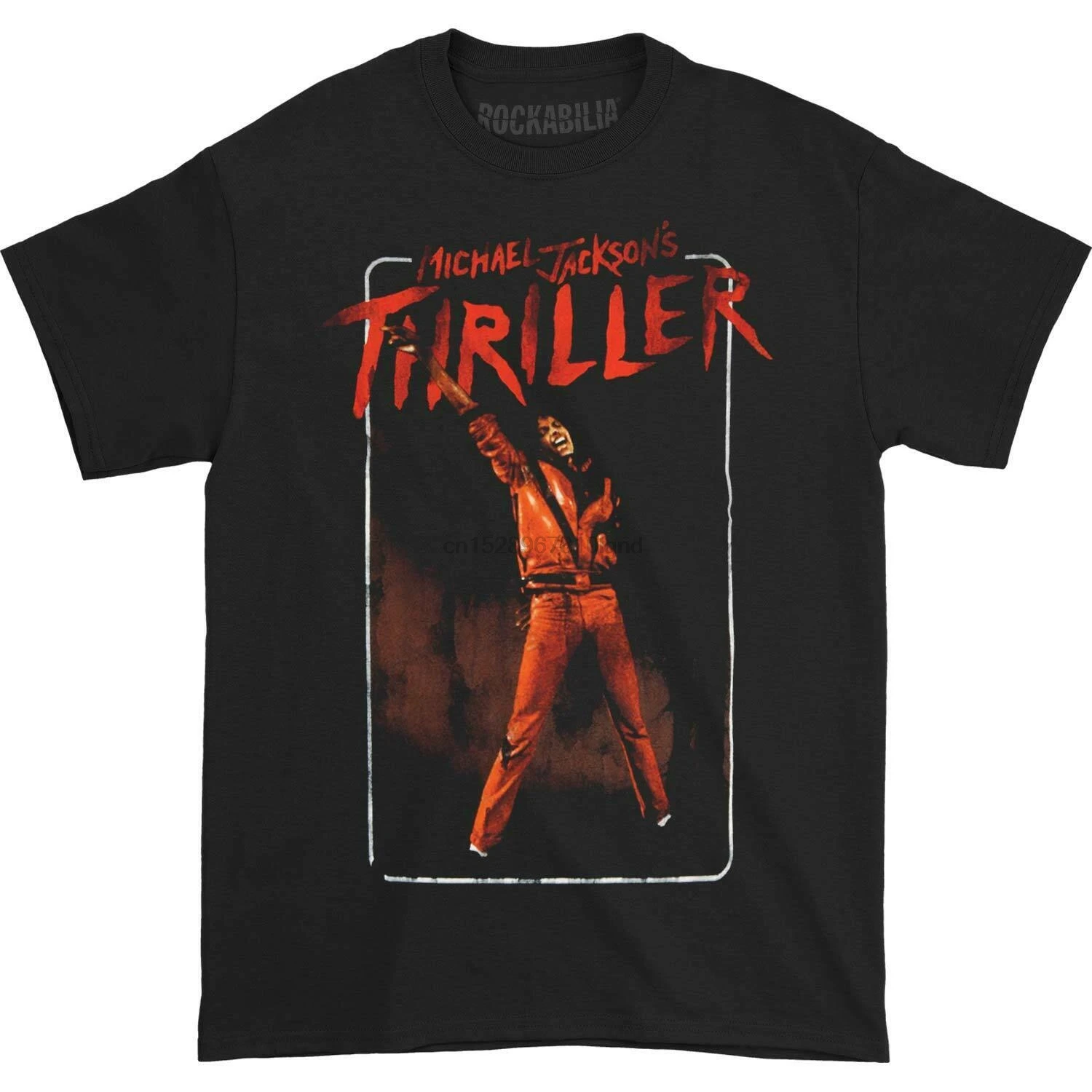 

Michael Jackson MenS Mj Thriller T-Shirt Black