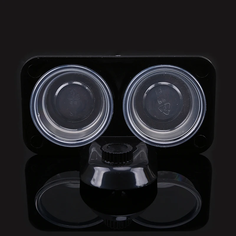 

Reptile Feeder Double Box with Screw Food Water Bowl Basin Animals Feeding Basin Insect Turtle Lizard Feeding Watering Supplies