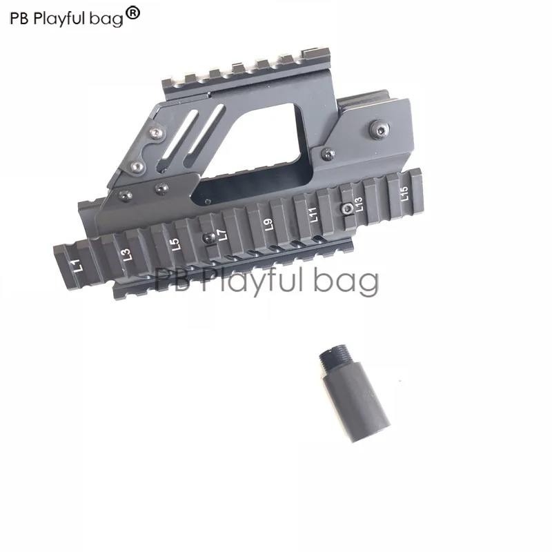 PB Palyful сумка Открытый CS тактический конкурс RunQi P90 AK обновленная версия fishbone водяного пулевого пистолета аксессуары D141 - Цвет: Upgraded version