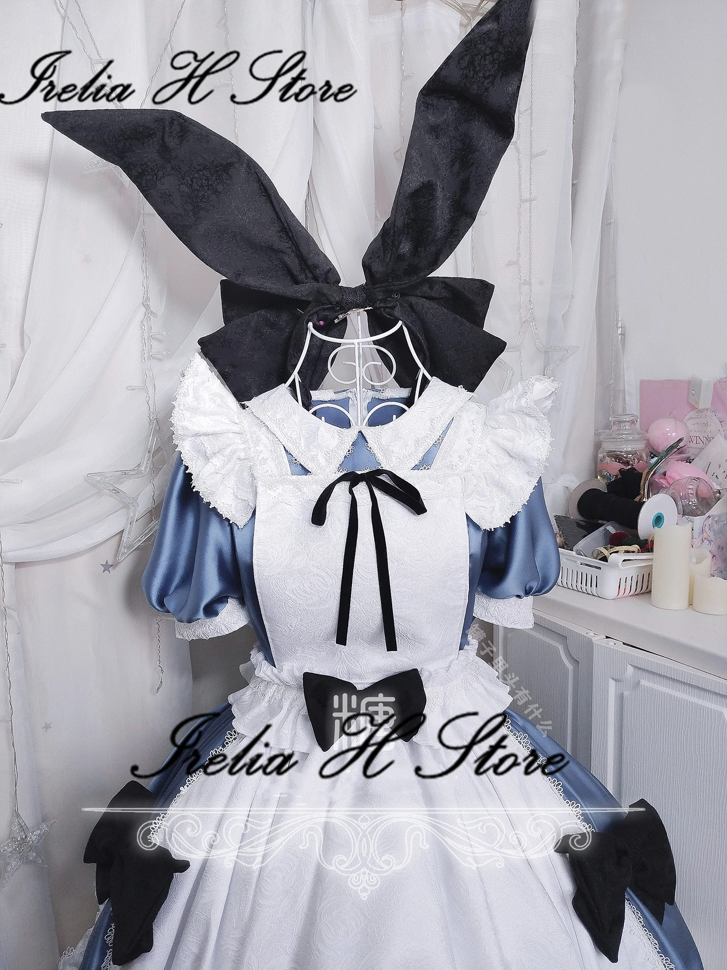 Irelia H Store YouTube VTuber Mononobe Alice Maid Dress Cosplay Costume High quality Custom made/size