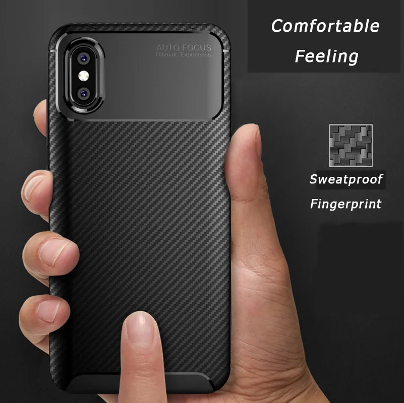Ультратонкий чехол из углеродного волокна и ТПУ для XiaoMi Mi CC9 Pro CC9E A3 9 8 SE Lite Mix 3 Redmi K30