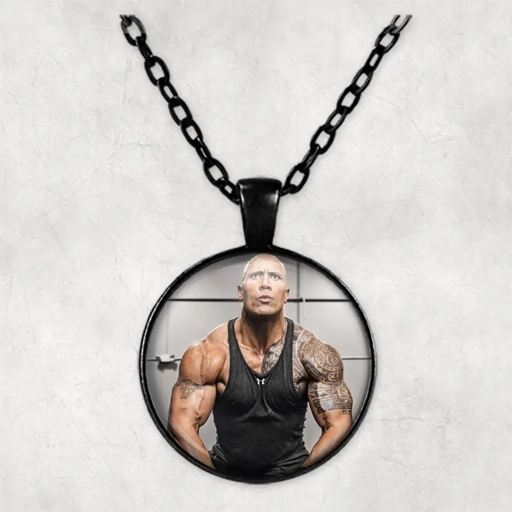 Dwayne Джонсон индивидуальное ожерелье с фото Изображение ювелирные изделия s