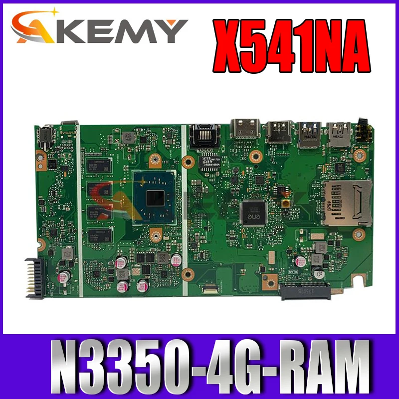 

X541 for ASUS NEW X541NA X541N A541N N3350-4G-RAM laptop motherboard mainboard 100% test OK