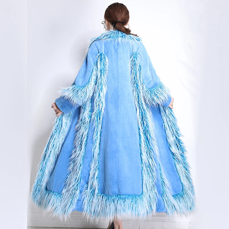 Осенне зимнее пальто женская одежда 2020 винтажные теплые длинные топы из