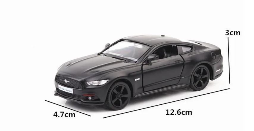 1:36 Scale Alloy Model Carmatte Ford Mustang Pull Back Retro Car Toy for children's gift | Игрушки и хобби