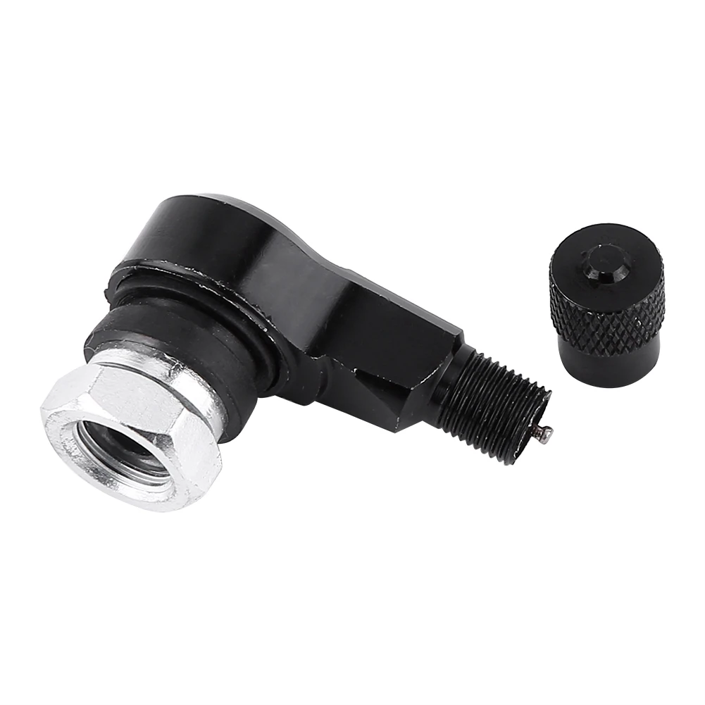 2pcs 11.3mm Universal Motorcycle Aluminum Wheels Tire Valve Stems Caps 90 degree tubeless snap-in valves for inflation checking |